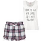 Start The Day With Coffee End It With Prosecco Pyjama Set