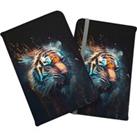 Tiger Face Splashart Dark Background Passport Cover