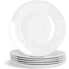 Classic White Dinner Plates 30cm Pack of 6