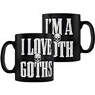 I Love Goths & I Am A Goth Mug Set Pack of 2