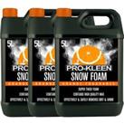 Snow Foam Car Shampoo - Non-Caustic & pH Neutral - Orange - 3 x 5L