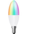 Smart Wi-Fi E14 LED Candle Bulb 5W, RGB+W+WW, Dimmable