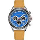 Hand Assembled Tachymeter Turbo Steel Blue Watch