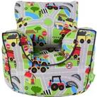 Cotton Road Map Bean Bag Arm Chair Toddler Size