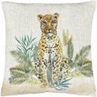 Kenya Leopard Hand-Painted Watercolour Printed Cushion