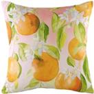 Fruit Oranges Hand Painted Watercolour Printed Cushion
