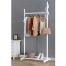 Garment Hanging Clothes Rack on Wheels