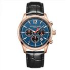 Hand Assembled Classic Chronograph Rose Blue Watch