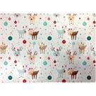 Happy Reindeer With Christmas Lights Chopping Board
