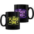 Player One & Player Two Gaming Mug Set Pack of 2