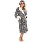 Hooded Fluffy Dressing Gown
