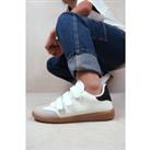 'Terrace' Casual Gum Sole Adjustable Trainers