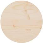 Table Top 30x2.5 cm Solid Wood Pine