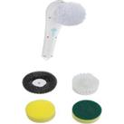 5-in-1 Waterproof Electric Spin Scrubber IPX7 Cordless Handheld Cleaning Brush with 5 Replaceable Br