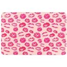 Lips Pink Stone Non Slip Bath Mat