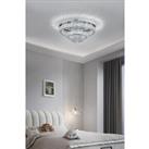 Double Tier Round Crystal Celling Light