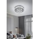Modern Round Crystal Celling Light with Crystal Pendant