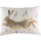 Leaping Hare Printed Cushion