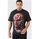 Oversized Floral Mask T-shirt