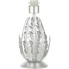 Contemporary and Unique Layered Leaf Table Lamp Base in Beautiful Foil Leaf
