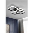 Contemporary LED Semi Flush Ceiling Light