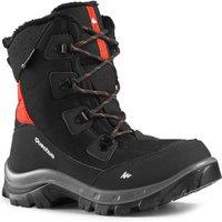 Childrens Warm Waterproof Hiking Boots - Sh500 Warm High Laces Quechua