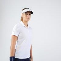 Women's Tennis Quick-dry Polo Shirt Essential 100 - White