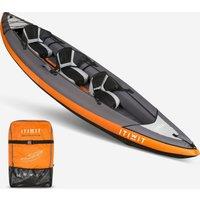 ITIWIT Inflatable Kayak Sea 100 2-3 seats Sit on Touring Orange - DECATHLON