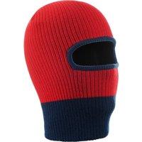 Kids Knitted Ski Balaclava - Red Blue