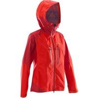 Women's Mountaineering Waterproof Jacket - Alpinism Light Red