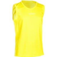 Boys'/girls' Beginner Sleeveless Basketball Jersey T100 - Yellow