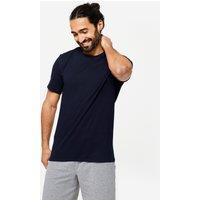 Men's Slim-fit Fitness T-shirt 500 - Dark Blue