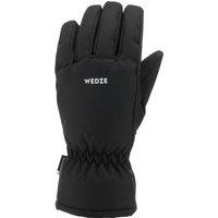 Kids Warm And Waterproof Ski Gloves - 100 Black