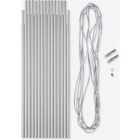 Aluminium 4.5m 8.5mm Pole Kit In 14x32.5cm Sections