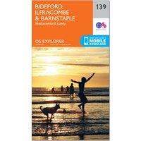 Os Explorer Map - Bideford. Ilfracome And Barnstaple