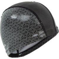 Silicone Mesh Swim Cap Size L - Print Geo Black