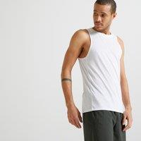 Second Life - Men's Breathable Crew Neck Fitness Essential Tank Top - White - Fair