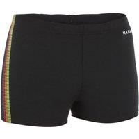 Boys Swimming Boxer Shorts - 500 Fitib Black Blue Red Yellow Green