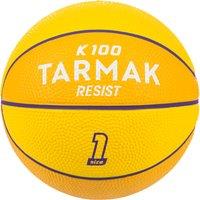 Kids' Basketball Size 1 K100 Rubber - Yellow