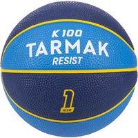 Kids' Basketball Size 1 K100 Rubber - Blue