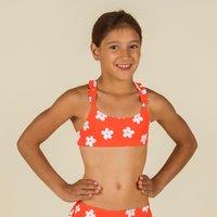 Girls 2-piece Swimsuit Top Lila Marg Red