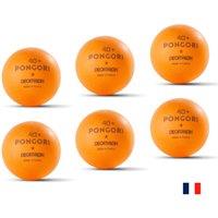 Table Tennis Balls Ttb 100 1* 40+ 6-pack (made In France) - Orange