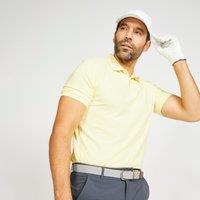 Men's Golf Short-sleeved Polo Shirt - Ww500 Yellow