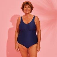 Second Life - Women's Aquafit 1-piece Swimsuit Romi Salento - Dark Blue - Very Good