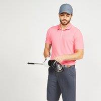 Men's Golf Short Sleeve Polo Shirt - Ww500 Pink