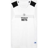 Kids' Sleeveless Basketball Base Layer Jersey Ut500 - NBA Nets White