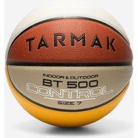 Size 7 Basketball Bt500 - Orange/beige/yellow