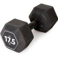 Hexagonal Cross Training Hex Dumbbell 17.5 kg - Black