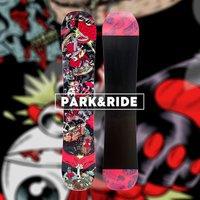 Unisex All-mountain & Freestyle Snowboard - Park & Ride