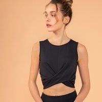 Yoga Crop Top Premium - Black